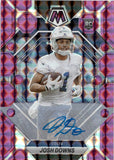 2023 Josh Downs Panini Mosaic PURPLE PRIZM ROOKIE AUTOGRAPH 27/49 RC AUTO #339 Indianapolis Colts