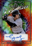 2024 George Lombard Jr. Leaf Electrum HERE COMES THE THUNDER TIE-DYE AUTOGRAPH 27/35 AUTO #HCT-GLJ New York Yankees