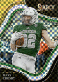 2022 Maxx Crosby Panini Select Draft Picks FIELD LEVEL BLACK/GOLD SQUARES PRIZM 47/50 #189 Eastern Michigan Eagles Oakland Raiders