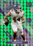 2025 Cam Skattebo Finest GREEN GEOMETRIC REFRACTOR ROOKIE 25/75 RC #18 New York Giants