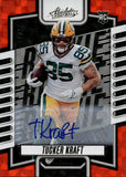 2023 Tucker Kraft Panini Absolute ORANGE SPECTRUM ROOKIE AUTOGRAPH 53/75 RC AUTO #183 Green Bay Packers