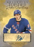 2025-26 Gabe Perreault Upper Deck Artifacts TOP TIER ROOKIE SIGNATURES AUTOGRAPH RC AUTO #TTR-GP New York Rangers