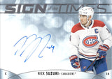2023-24 Nick Suzuki Upper Deck SP Authentic SIGN OF THE TIMES AUTOGRAPH AUTO #SOTT-NS Montreal Canadiens