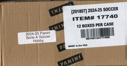 2024-25 Panini Select Serie A Soccer Hobby, 12 Box Case