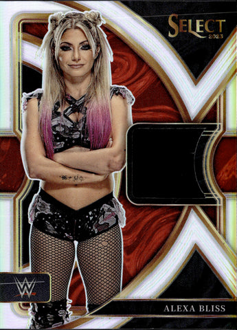 2023 Alexa Bliss Panini Select WWE HOLO SILVER SELECTIVE SWATCHES SHIRT RELIC #SW-ABS Monday Night Raw 2