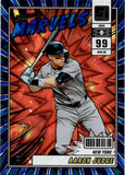 2025 Aaron Judge Panini Donruss DIAMOND MARVELS BLUE XPLOSION 18/49 #16 New York Yankees