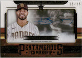 2023 Xander Bogaerts Topps Five Star PENTAMEROUS PENMANSHIP AUTO AUTOGRAPH 25/25 #PP-XB San Diego Padres