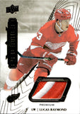 2022-23 Lucas Raymond Upper Deck Premier PREMIUM PATCH GOLD 3/10 #22 Detroit Red Wings