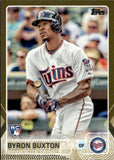2015 Byron Buxton Topps UPDATE SERIES GOLD ROOKIE 224/2015 RC #US25 Minnesota Twins