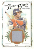 2025 Juan Soto Topps Allen & Ginter RELIC GAMED-USED MEMORABILIA JERSEY #AGR-JS New York Mets