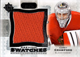 2013-14 Corey Crawford Upper Deck Ultimate Collection PREMIUM SWATCHES 34/35 JERSEY #PS-CC Chicago Blackhawks