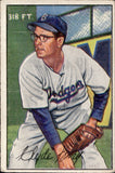 1952 Clyde King Bowman #56 Brooklyn Dodgers BV$25