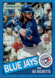 2020 Bo Bichette Topps SILVER PACK 1985 DESIGN CHROME BLUE MOJO REFRACTOR ROOKIE 33/150 RC #85C-41 Toronto Blue Jays