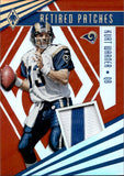 2017 Kurt Warner Panini Phoenix RETIRED PATCHES 7/20 #RP-KW St. Louis Rams