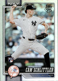 2026 Cam Schlittler Topps SERIES ONE RAINBOW FOIL ROOKIE RC #111 New York Yankees
