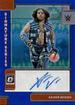 2023 Xavier Woods Panini Chronicles DONRUSS OPTIC BLUE SIGNATURE SERIES AUTO 18/49 AUTOGRAPH #DO-XAV Monday Night Raw