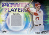 2014 Mike Trout Topps POWER PLAYERS GAME-USED MEMORABILIA 74/99 #PPR-MTR Los Angeles Angels