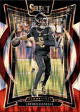 2024 Jayden Daniels Panini Select CONCOURSE BLACK & RED SHOCK PRIZM ROOKIE RC #26 Washington Commanders 3