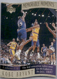 1997-98 Kobe Bryant Upper Deck MEMORABLE MOMENTS #4 Los Angeles Lakers 2