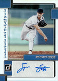 2022 Spencer Strider Panini Donruss SIGNATURE SERIES AUTOGRAPH AUTO #SS-SS Atlanta Braves