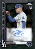 2025 River Ryan Topps Chrome ROOKIE DEBUT AUTOGRAPH RC AUTO #CRDA-RR Los Angeles Dodgers