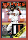 2023 Michael Harris II Topps SERIES 2 ROOKIE 1988 DESIGN RELIC PATCH RED RC 3/25 #88R-MH Atlanta Braves