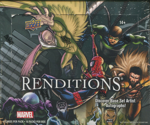 2024 Upper Deck Marvel Spider-Man Renditions Hobby, Box