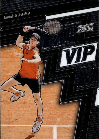 2025 Jannik Sinner Panini National VIP #JS Tennis