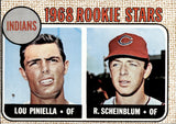 1968 Lou Piniella Riche Scheinblum Topps ROOKIE STARS #16 Cleveland Indians