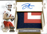 2023 Jake Haener Leaf Trinity ROOKIE JUMBO PATCH AUTO 16/50 AUTOGRAPH RELIC RC #PA-JH1 New Orleans Saints