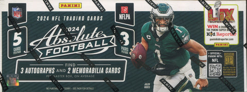 2024 Panini Absolute Football Hobby, Box *RELEASES 12/27*