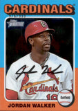 2024 Jordan Walker Topps Heritage CHROME 976/999 #96 St. Louis Cardinals
