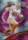 2021 George Kittle Panini Spectra NEON PINK PRIZM 9/25 #89 San Francisco 49ers