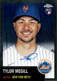 2022 Tylor Megill Topps Chrome Platinum Anniversary ROOKIE AUTOGRAPH AUTO #CPA-TME New York Mets