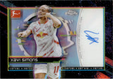 2024-25 Xavi Simons Topps Chrome Bundesliga VERVE! AUTOGRAPH AUTO #VC-XS RB Leipzig