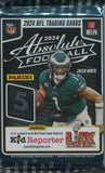 2024 Panini Absolute Football Hobby, Pack *RELEASES 12/27*