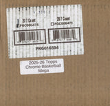 2025-26 Topps Chrome Basketball Mega, 20 Box Case