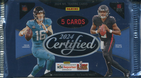 2024 Panini Certified Football Hobby, Pack