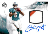 2009 Pat White Upper Deck SP Authentic ROOKIE AUTHENTICS AUTO PATCH AUTOGRAPH RC 428/999 #399 Miami Dolphins