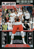2024 Patrick Mahomes Panini Contenders PLAYOFF TICKET 179/199 #50 Kansas City Chiefs