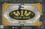 2025 Topps Tier One Baseball Hobby, 12 Box Case
