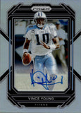 2022 Vince Young Panini Prizm SILVER PRIZM AUTOGRAPH AUTO #290 Tennessee Titans