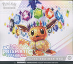 Pokemon Scarlet & Violet Prismatic Evolutions, 10 Elite Trainer Box ETB Case