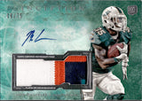 2013 Mike Gillislee Topps Inception ROOKIE AUTOGRAPH JUMBO PATCH GREEN 8/75 RC AUTO #IAJP-MGI Miami Dolphins