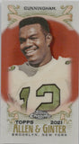2021 Randall Cunningham Topps Allen & Ginter CHROME MINI ORANGE REFRACTOR 22/25 #277 Philadelphia Eagles