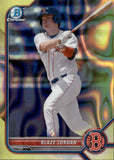 2022 Blaze Jordan Bowman Draft Chrome YELLOW LAVA REFRACTOR 32/75 #BDC-24 Boston Red Sox