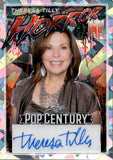 2024 Theresa Tilly Leaf Metal Pop Century HORROR INK SILVER CRYSTAL AUTOGRAPH 1/10 AUTO #HI-TT1 The Evil Dead