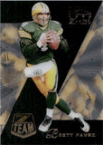 1996 Brett Favre Pinnacle Zenith Z TEAM #9 Green Bay Packers