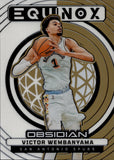 2024-25 Victor Wembanyama Panini Obsidian EQUINOX ELECTRIC ETCH BRONZE FLOOD 8/60 #18 San Antonio Spurs