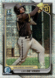 2024 Leo De Vries Bowman Chrome Prospects 1ST BOWMAN MOJO REFRACTOR #BCP-179 San Diego Padres 1